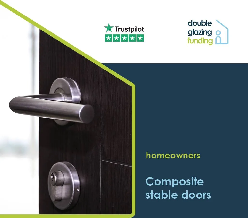 Stable door on a UK home with the top half open