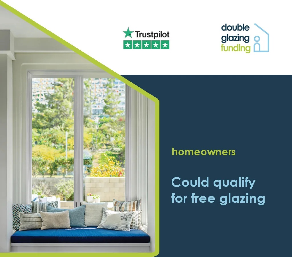 Double and triple glazed windows on a UK home