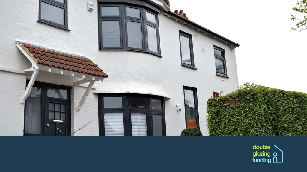 Modern double glazed windows in a UK home
