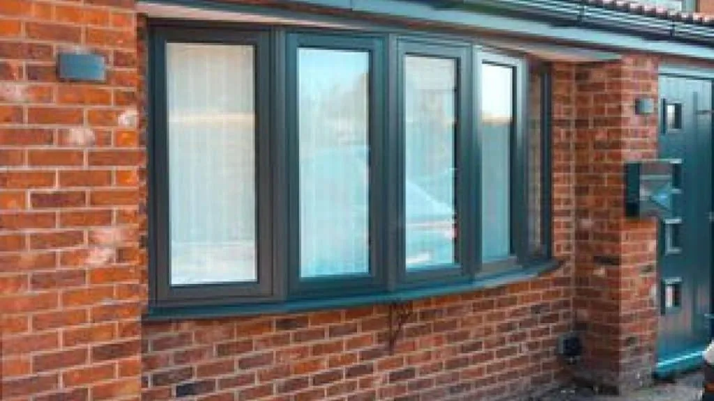 White uPVC casement windows on a home in the East of England