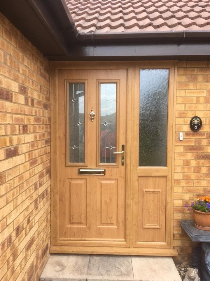 Patio doors being installed in Greenacres