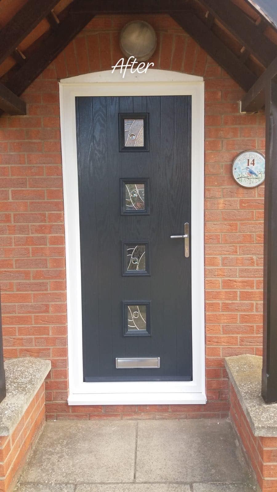 Composite door in Fallin