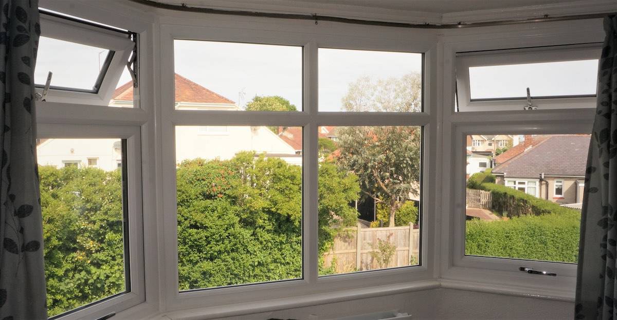 Double glazed door in Neath Abbey