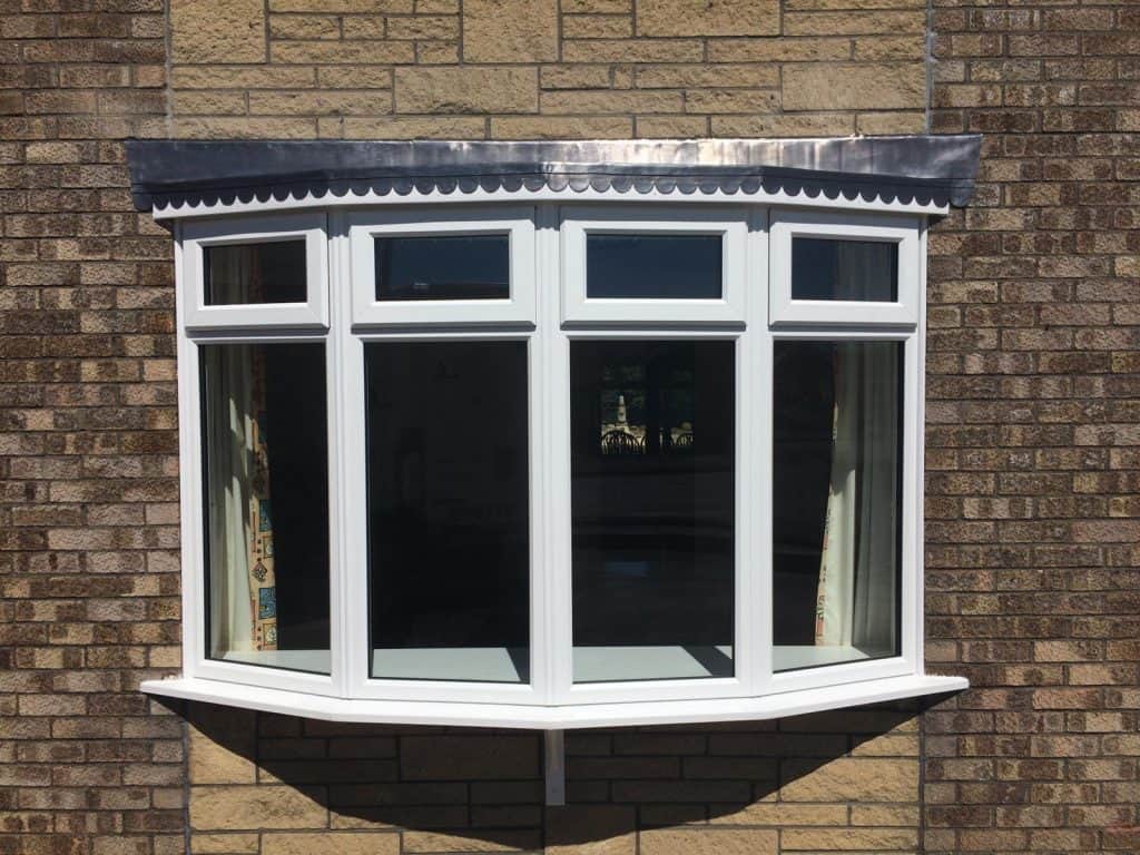 Bay window in White UPVC