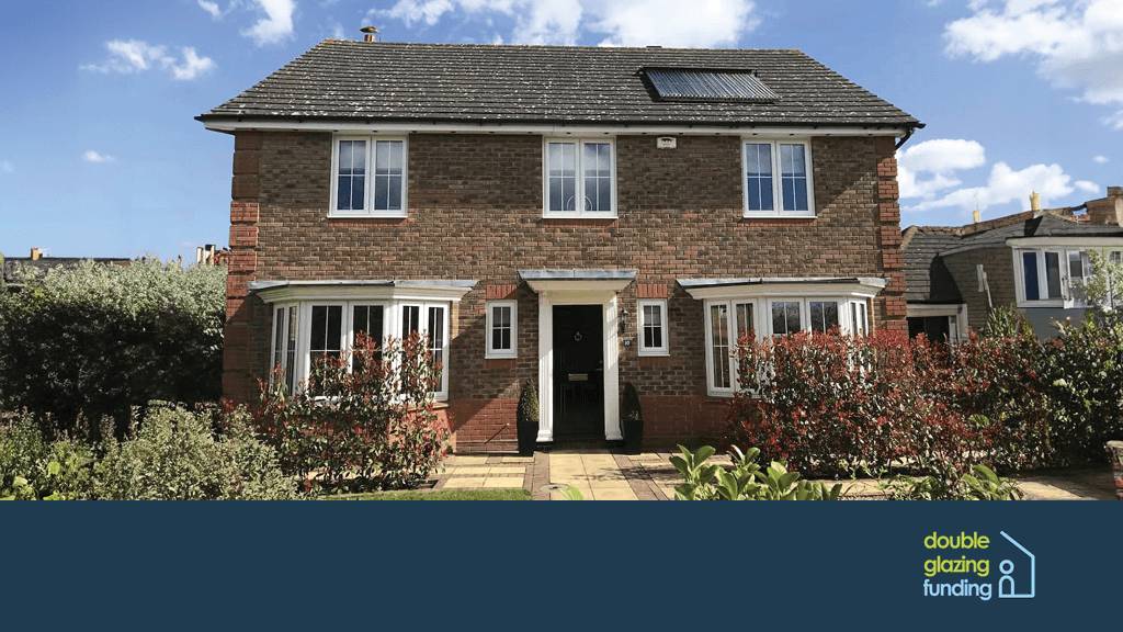 House installed with UPVC windows at a competitive price 
