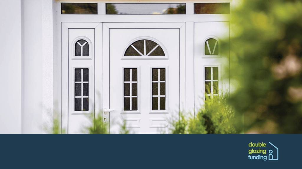 a newly installed high quality front door